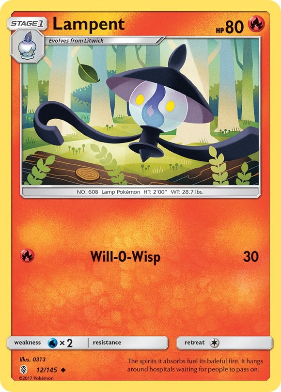 Lampent [12/145] [Guardians Rising] Reverse Holofoil