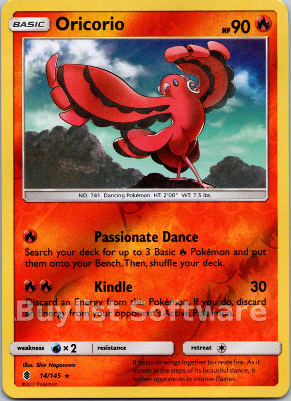 Oricorio (14) [14/145] [Guardians Rising] Reverse Holofoil