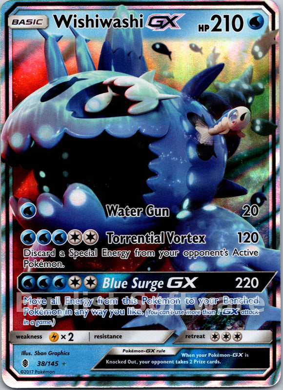 Wishiwashi GX [38/145] [Guardians Rising] Holofoil