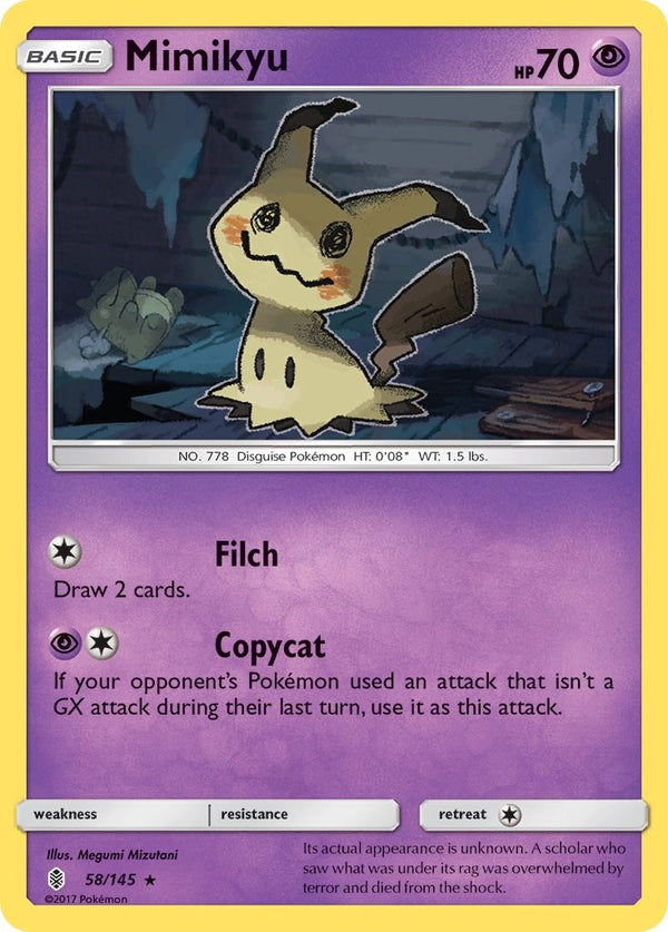 Mimikyu [58/145] [Guardians Rising] Reverse Holofoil