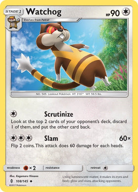 Watchog [108/145] [Guardians Rising] Reverse Holofoil