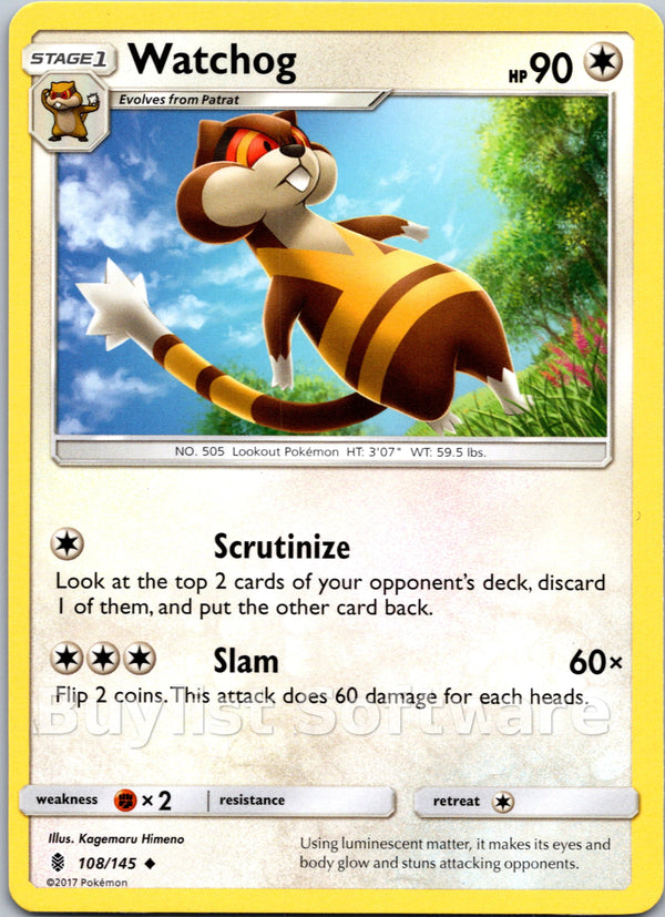 Watchog [108/145] [Guardians Rising] Reverse Holofoil
