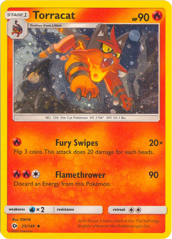 Torracat (Cosmos Holo) [025/149] [League & Championship Cards] Holofoil