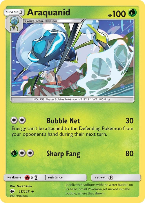 Araquanid [15/147] [Burning Shadows] Reverse Holofoil
