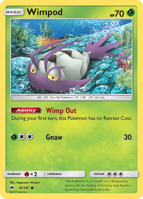 Wimpod [16/147] [Burning Shadows] Reverse Holofoil