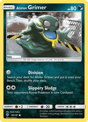 Alolan Grimer [83/147] [Burning Shadows] Reverse Holofoil