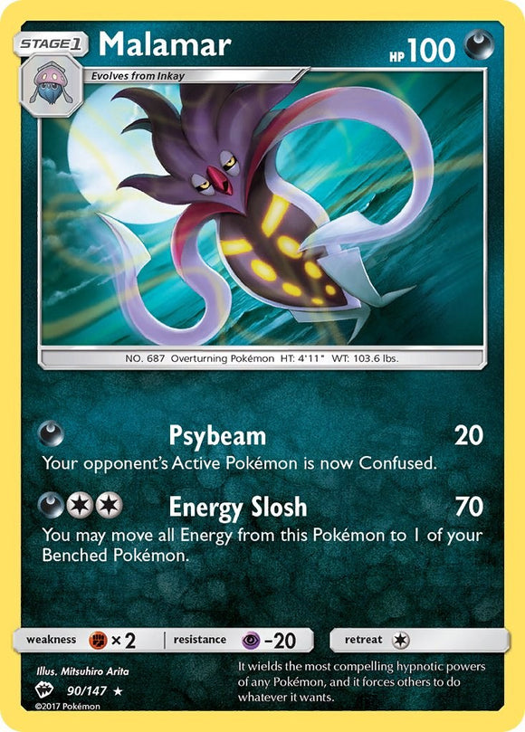 Malamar [90/147] [Burning Shadows] Reverse Holofoil