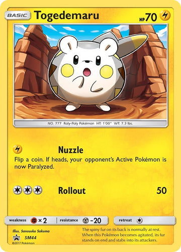 Togedemaru [SM44] [Sun & Moon Promos] Holofoil