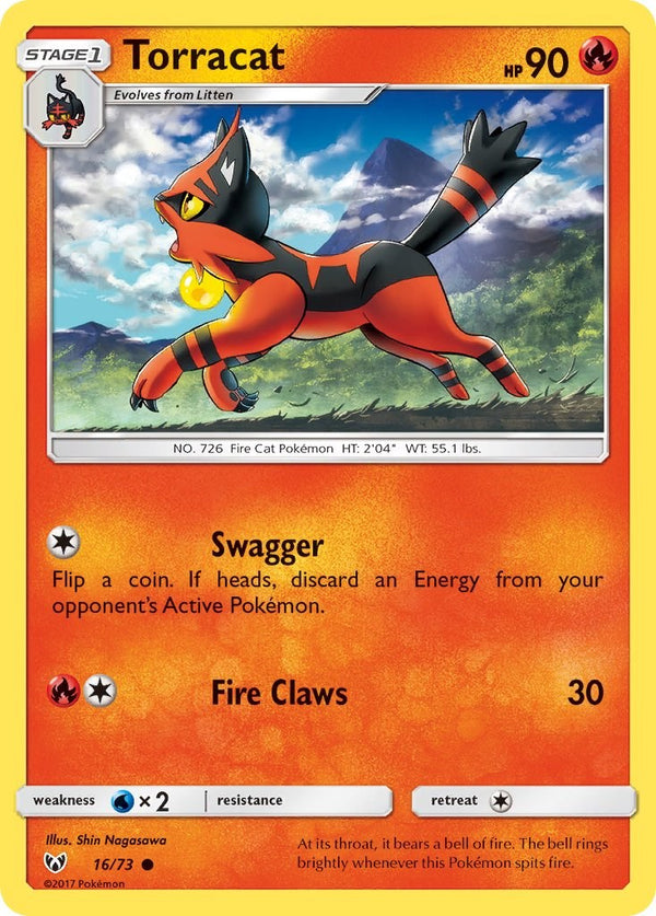 Torracat [16/73] [Shining Legends] Reverse Holofoil