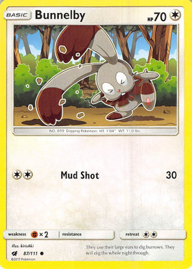 Bunnelby [87/111] [Crimson Invasion] Reverse Holofoil