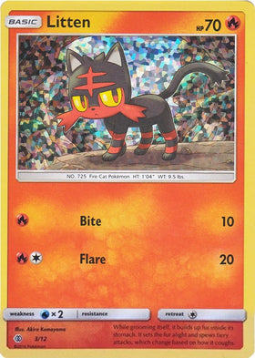 Litten [003/012] [McDonald's Promos 2017] Holofoil
