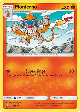 Monferno [22/156] [Ultra Prism]