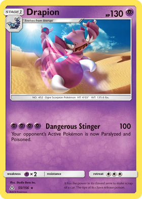 Drapion [55/156] [Ultra Prism] Reverse Holofoil