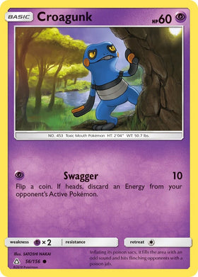 Croagunk [56/156] [Ultra Prism] Reverse Holofoil