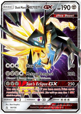 Dusk Mane Necrozma GX [90/156] [Ultra Prism] Holofoil
