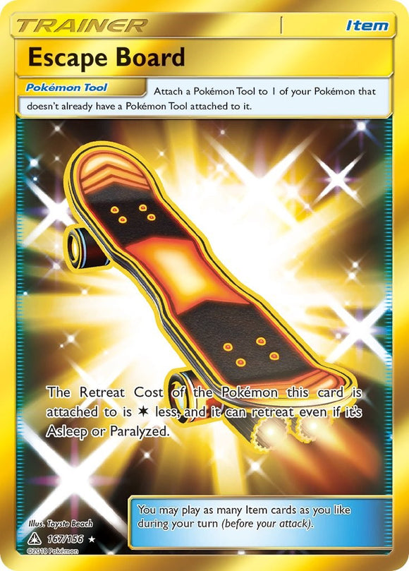 Escape Board (Secret Rare) [167/156] [Ultra Prism] Holofoil