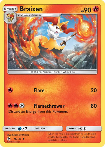 Braixen [16/131] [Forbidden Light]