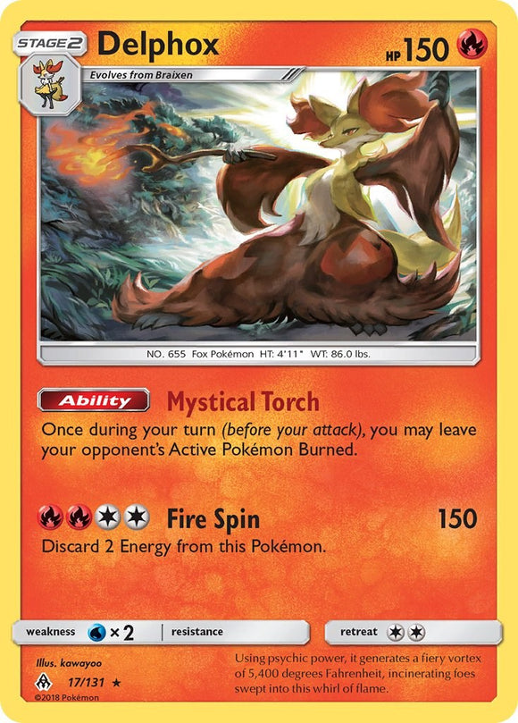 Delphox [17/131] [Forbidden Light] Holofoil
