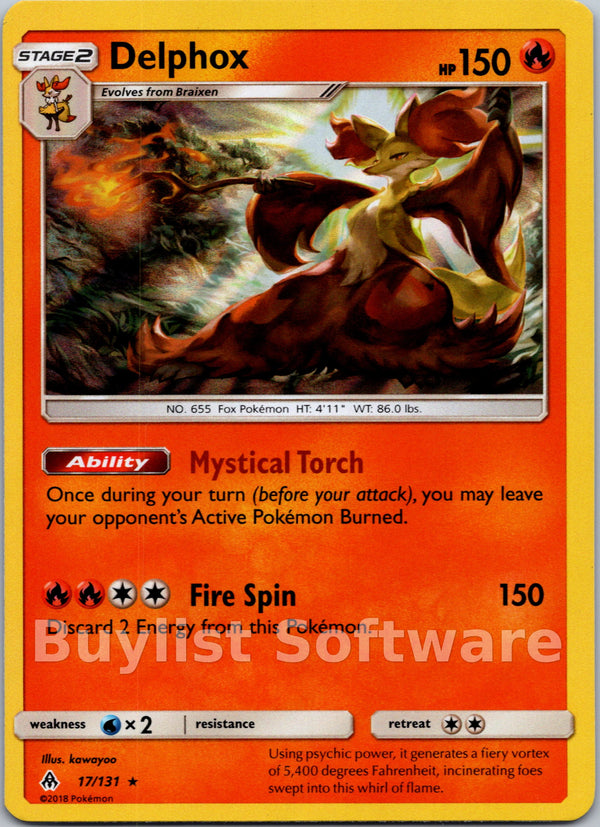 Delphox [17/131] [Forbidden Light] Holofoil
