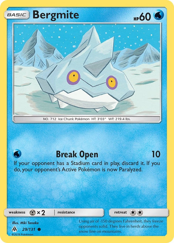 Bergmite [29/131] [Forbidden Light] Reverse Holofoil