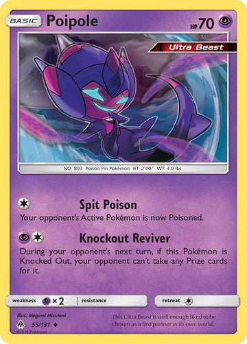 Poipole [55/131] [Forbidden Light] Reverse Holofoil