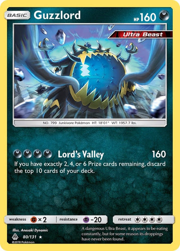 Guzzlord [80/131] [Forbidden Light] Reverse Holofoil