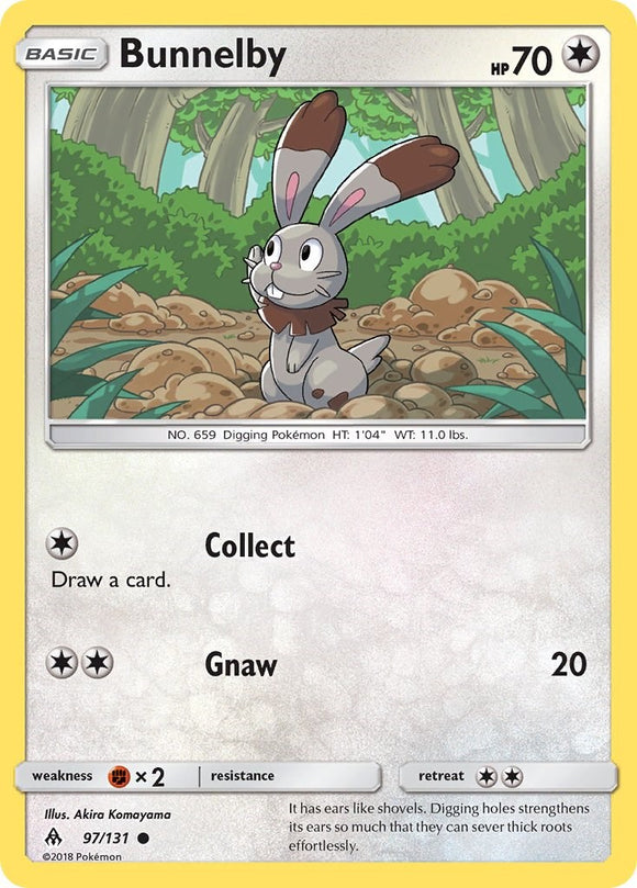 Bunnelby [97/131] [Forbidden Light] Reverse Holofoil