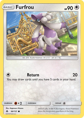 Furfrou [99/131] [Forbidden Light] Reverse Holofoil