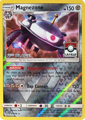 Magnezone (League Challenge) [2nd Place] [083/156] [League & Championship Cards] Reverse Holofoil