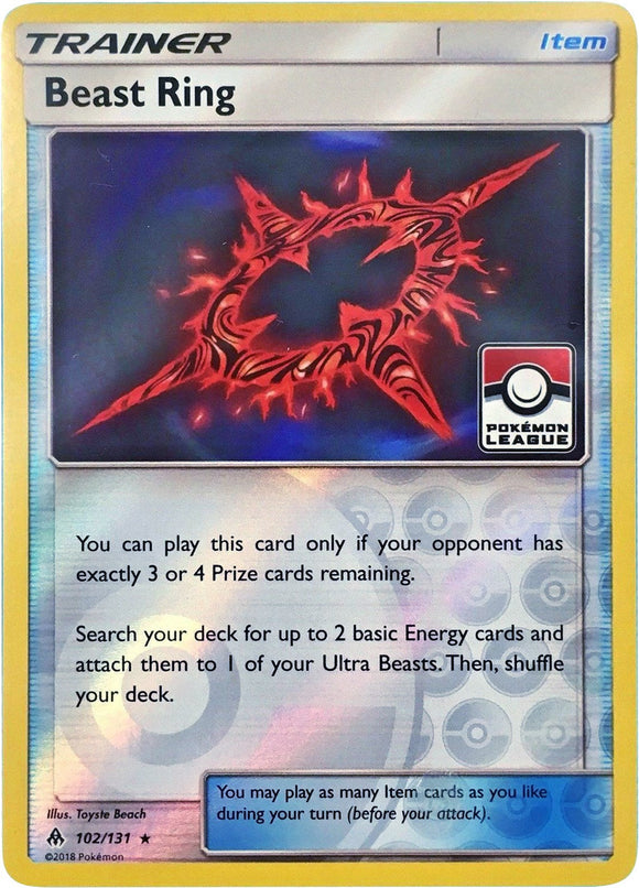 Beast Ring (Pokemon League) [102/131] [League & Championship Cards] Reverse Holofoil