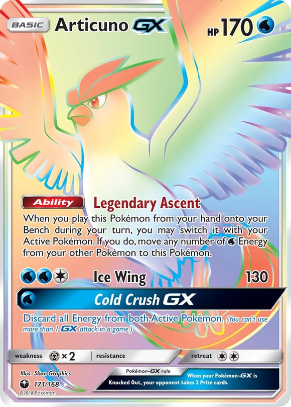 Articuno GX [171/168] [Celestial Storm] Holofoil