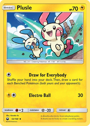 Plusle [53/168] [Celestial Storm]