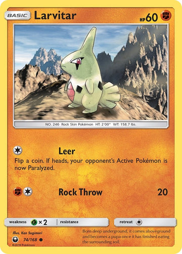 Larvitar [74/168] [Celestial Storm]
