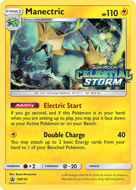 Manectric (Celestial Storm Stamped) [SM130] [Sun & Moon Promos] Holofoil