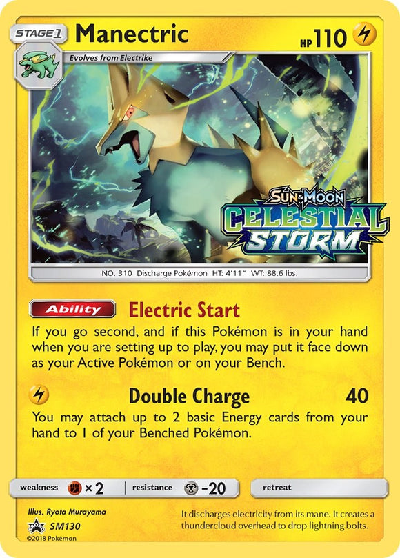 Manectric (Celestial Storm Stamped) [SM130] [Sun & Moon Promos] Holofoil