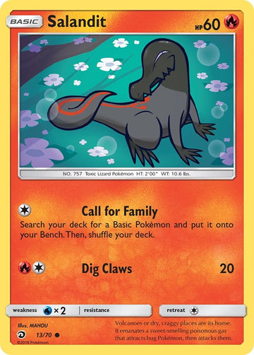 Salandit [13/70] [Dragon Majesty] Reverse Holofoil