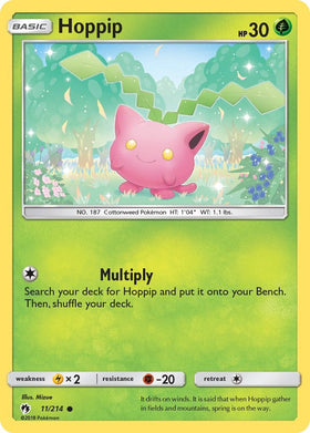 Hoppip (11) [11/214] [Lost Thunder] Reverse Holofoil
