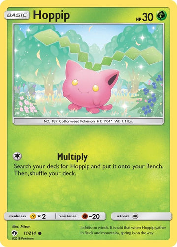 Hoppip (11) [11/214] [Lost Thunder] Reverse Holofoil