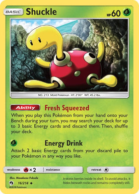 Shuckle [16/214] [Lost Thunder] Reverse Holofoil