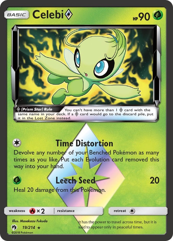 Celebi Prism Star [19/214] [Lost Thunder] Holofoil