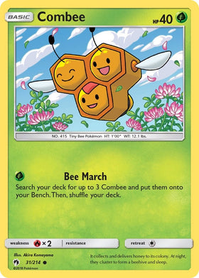 Combee [31/214] [Lost Thunder] Reverse Holofoil