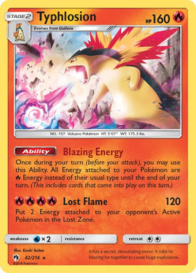 Typhlosion [42/214] [Lost Thunder] Reverse Holofoil