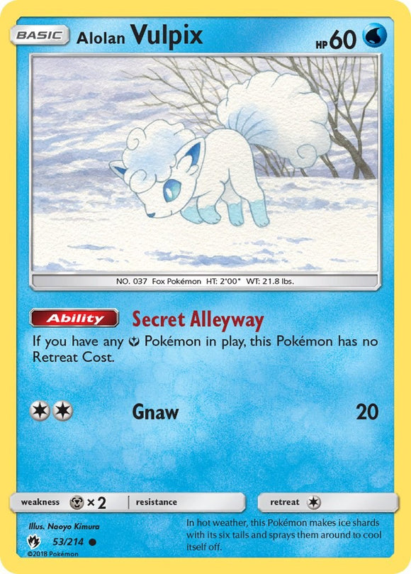 Alolan Vulpix [53/214] [Lost Thunder]