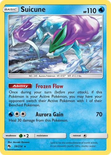 Suicune [59/214] [Lost Thunder] Holofoil