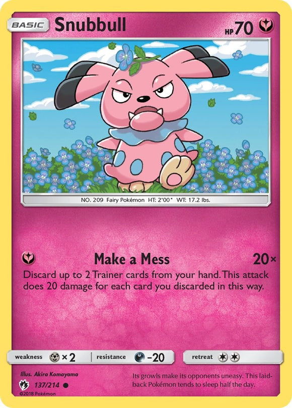 Snubbull [137/214] [Lost Thunder]