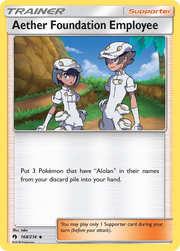 Aether Foundation Employee [168/214] [Lost Thunder] Reverse Holofoil