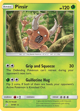 Pinsir [9/181] [Team Up] Reverse Holofoil