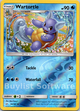Wartortle [24/181] [Team Up] Reverse Holofoil