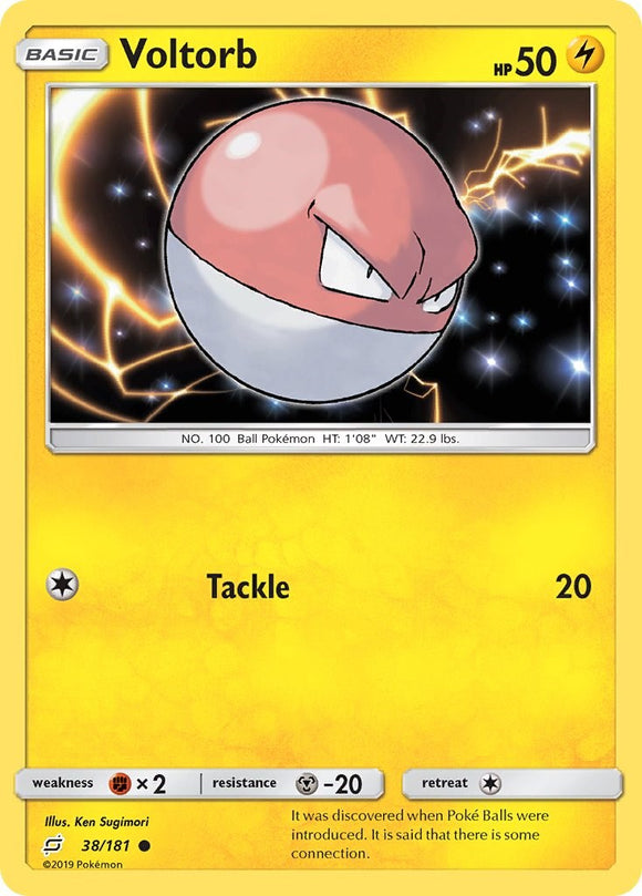 Voltorb [38/181] [Team Up] Reverse Holofoil