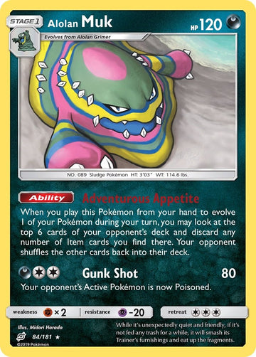 Alolan Muk [84/181] [Team Up] Reverse Holofoil